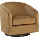 Hazel Dark Bronze / Gold Sky Swivel Lounge Chair, Swivel